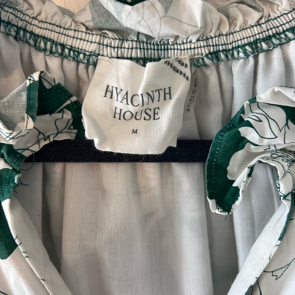 Tuckernuck Hyacinth House Green & White Floral Tiered Presley Maxi Midi Dress - Picture 6 of 8